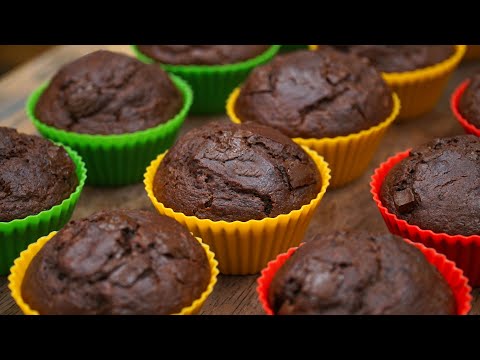 Видео: Шоколадные банановые кексы