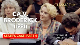 CA V BRODERICK (1991) via COURT TV - STATE'S CASE - PART 4