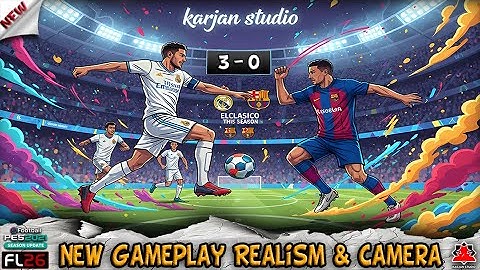 New Mod Gameplay Realism & Camera + Installation - PES 2021 & Football Life 2026