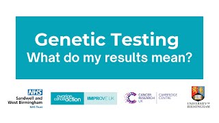 Demo UK | Genetic Testing: What Do My Test Results Mean (Bengali) | আমার পরীক্ষার ফলাফল মানে কি
