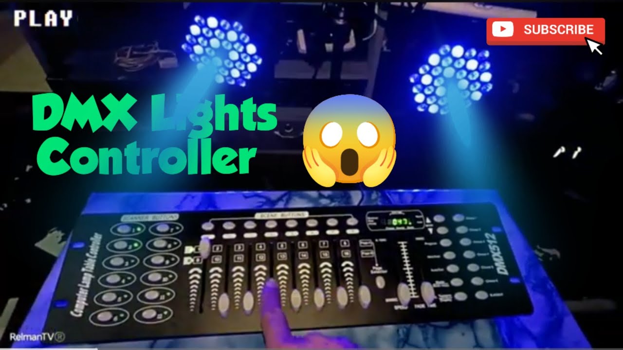 Dmx512 / dmx lights controller / paano mag program ng dmx controller ...