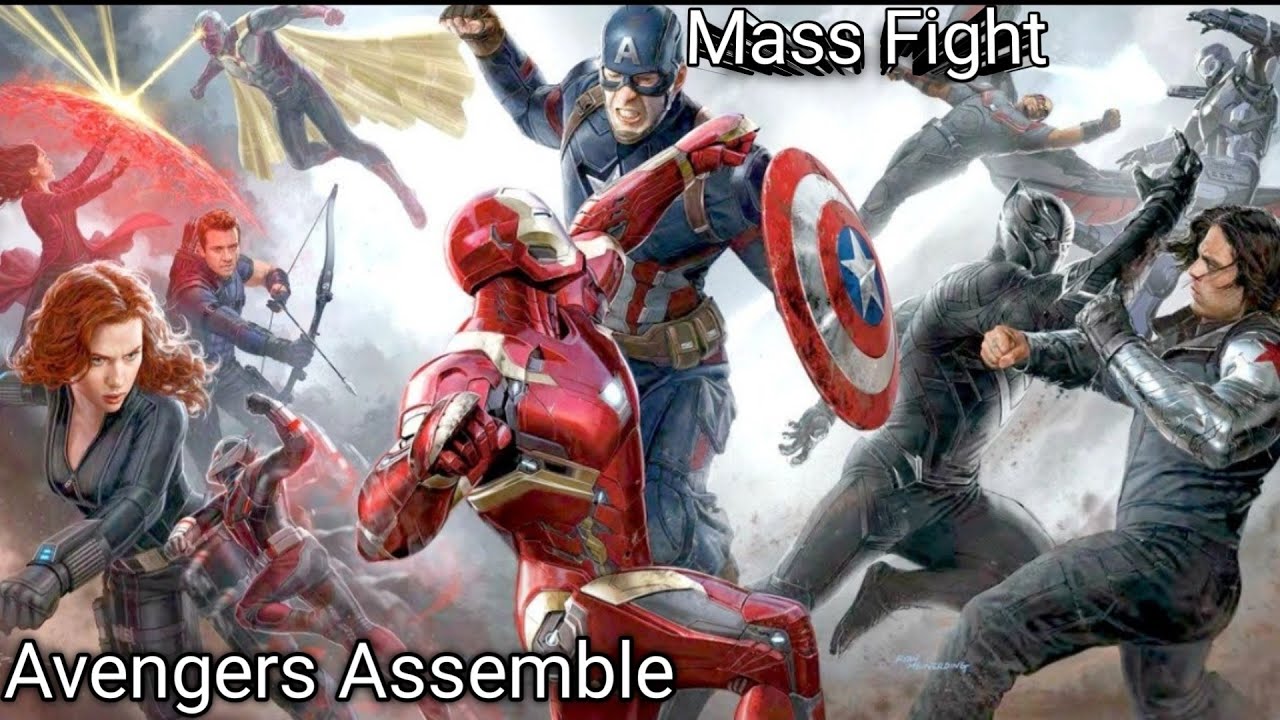Avengers Fight Seanes |Iron Man, Captain America, Thor, Hulk, Black Widow,Spider-Man, Doctor Strange