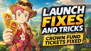 Launch fixes and tricks, Crown Fund Tickets fixed! | Ni no Kuni: Cross Worlds
