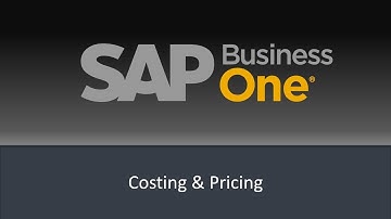 Costing and Pricing Session