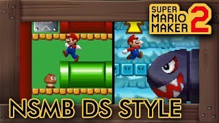 New Super Mario Bros. DS Style in Super Mario Maker 2