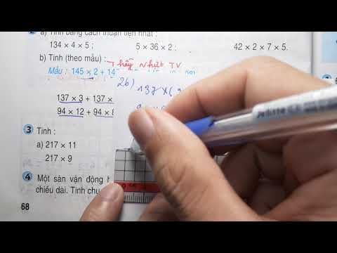 Video TOÁN LỚP 4 - SGK/ Trang 68 - LUYỆN TẬP - Thầy Nhựt TV - YouTube