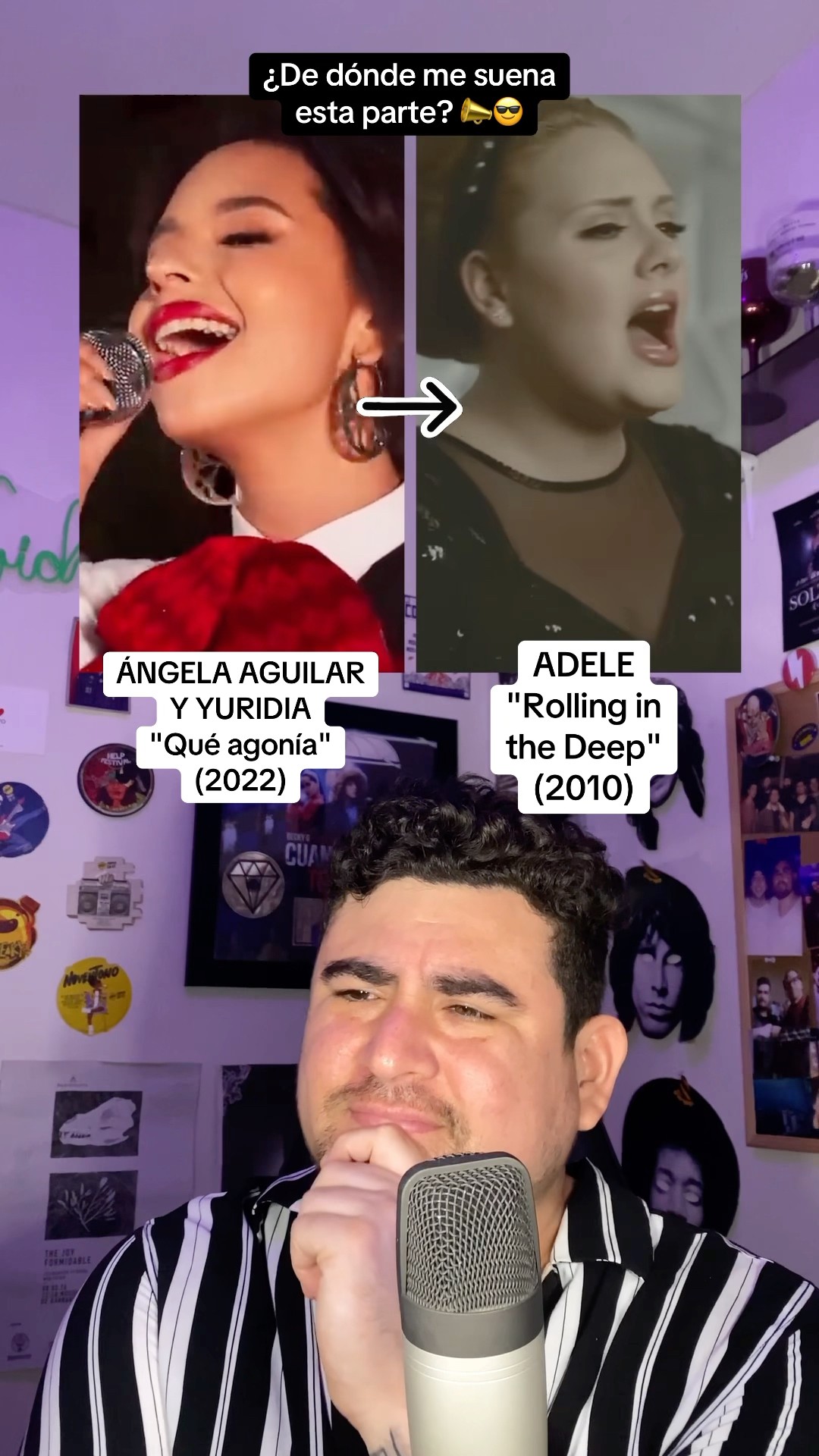 ADELE Y ÁNGELA AGUILAR / YURIDIA - Qué Agonía: ¿De dónde me suena esta parte? ??
