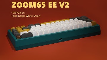 Zoom65 V2 EE Build & Sound Test - WS Onion - White Dwarf Zoomcaps