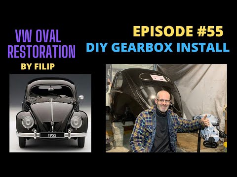 VW BEETLE DIY SWING AXLE GEARBOX INSTALL.