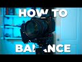 Quickly balance a dji ronin s  lumix s1h