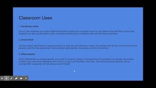 Web 2.0 Tool Presentation - Google Slides