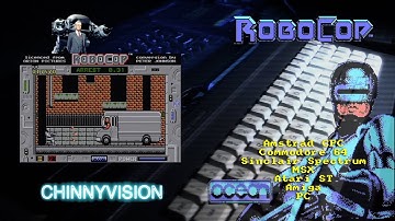 ChinnyVision - Ep 372 - Robocop - CPC, Spectrum, C64, MSX, Atari ST, Amiga and PC