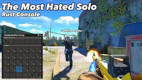 The Most Hated Solo V2 - Rust Console