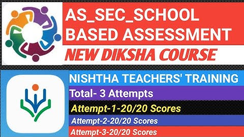AS SEC School Based Assessment Quiz | Nishtha Module 10 Answers | Diksha Quiz | Module 10 Answers