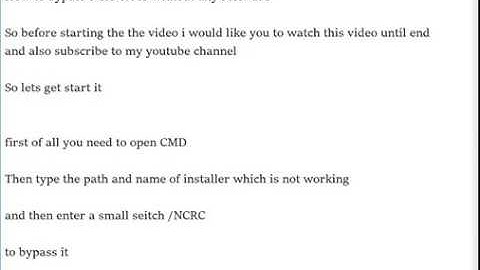 Running a non-Working Installer of NSIS