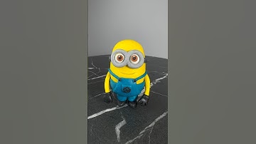 I made a cute Minion 😲@artlidadelishorts #minions #plasticine #artlidadeli#plasticinerelax