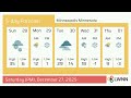 Weather in Minneapolis Minnesota - Saturday, Dec 27, 2025