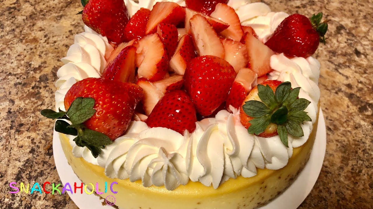 The BEST...STRAWBERRY CHEESECAKE YouTube