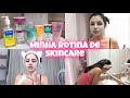 MINHA ROTINA DE SKINCARE REAL (com produtos BARATINHOS)