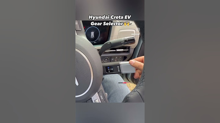 Hyundai Creta Electric gear selector