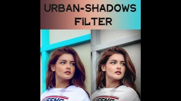 Urban black filter in Photoshop or Lightroom mobile. Mobile and pc editing.