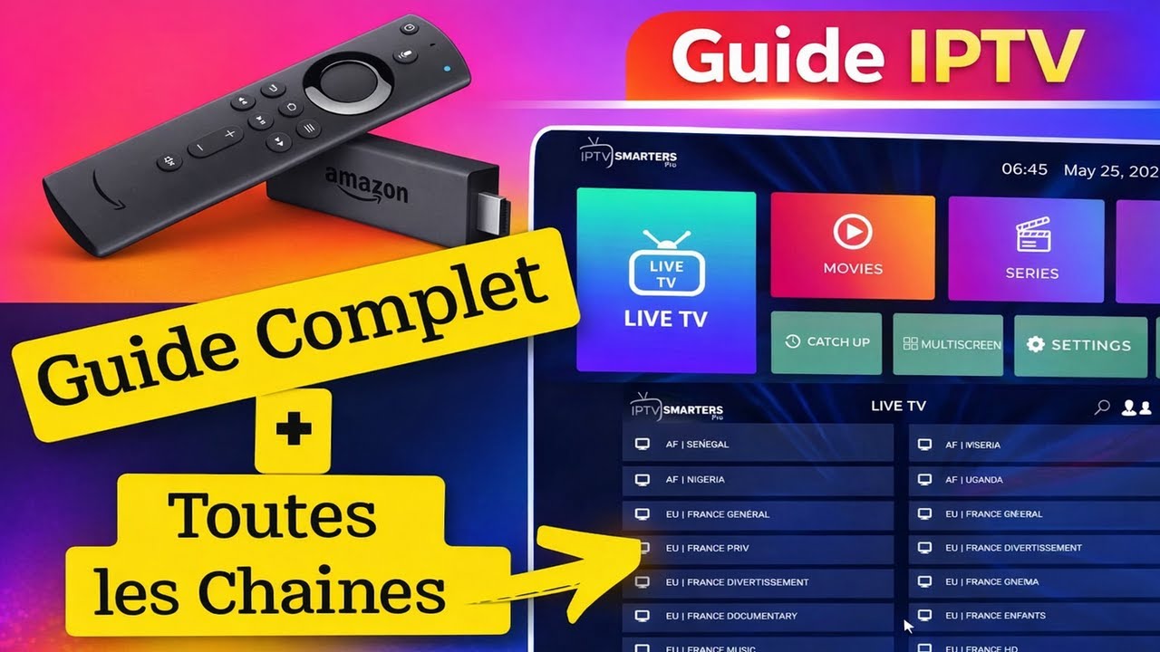 Installation IPTV Smarters Pro sur Firestick & Android TV : Guide Complet pour Débutants