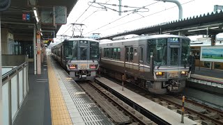 223系5500番台F16編成 普通 園部行き 福知山発車