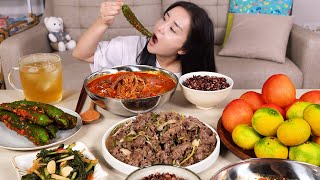 видео: Готовим Мукбанг :) чили кимчи, острая острая тушенка из говядины, корейская говяжья пулькоги. картинка: Готовим Мукбанг :) чили кимчи, острая острая тушенка из говядины, корейская говяжья пулькоги.