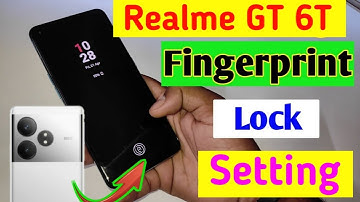Realme GT 6T me fingerprint lock kaise lagaye / how to fingerprint lock in realme GT 6T mobile me //