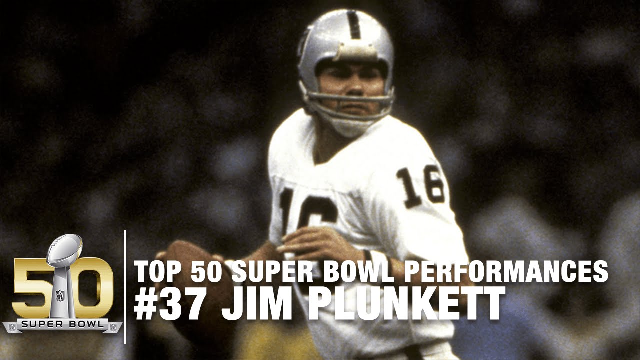 37 Jim Plunkett Super Bowl XV Highlights Top 50 Super Bowl Performances 