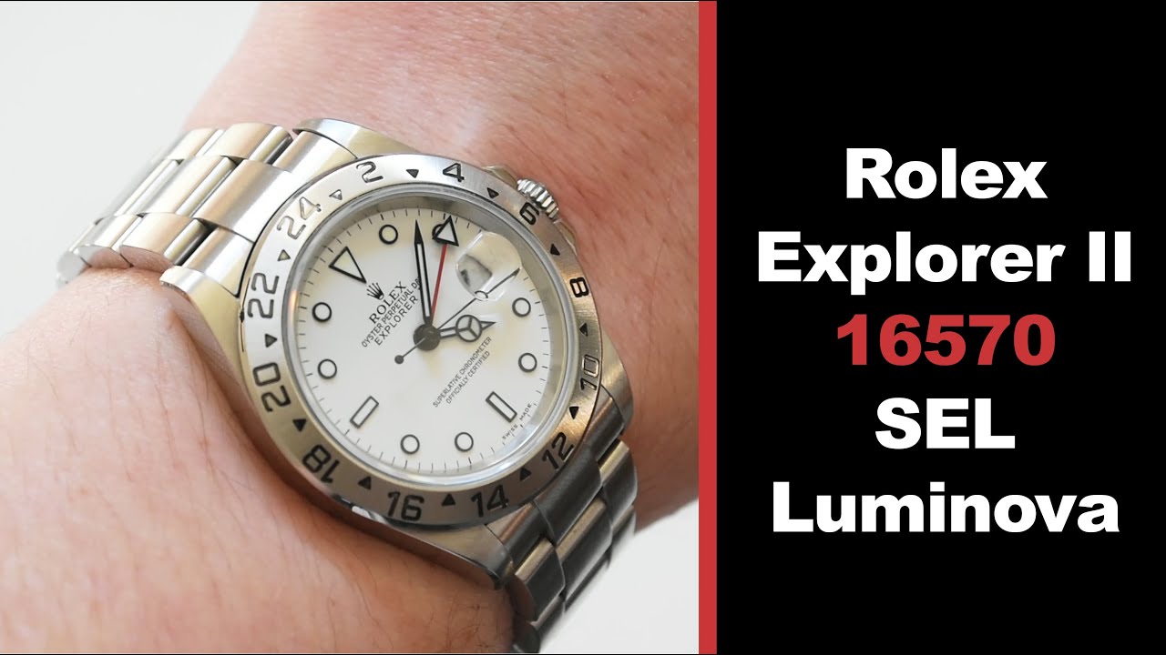 Rolex Explorer II Polar 16570 - SEL - Luminova - 2006
