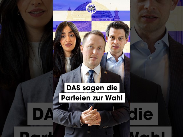 Das sagen die Parteien zur Wahl