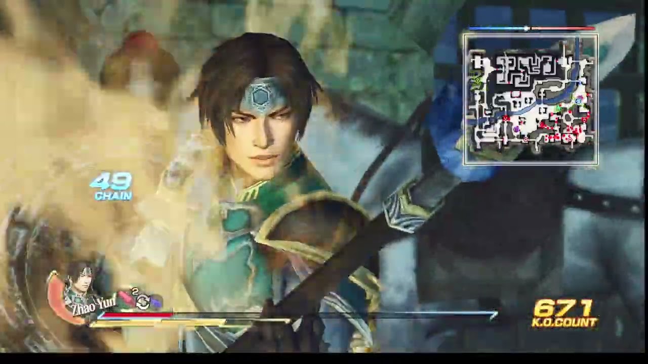 Dynasty Warriors 8 Xtreme Legend  (JPN) - Zhao Yun Gameplay (Chaos Difficulty)