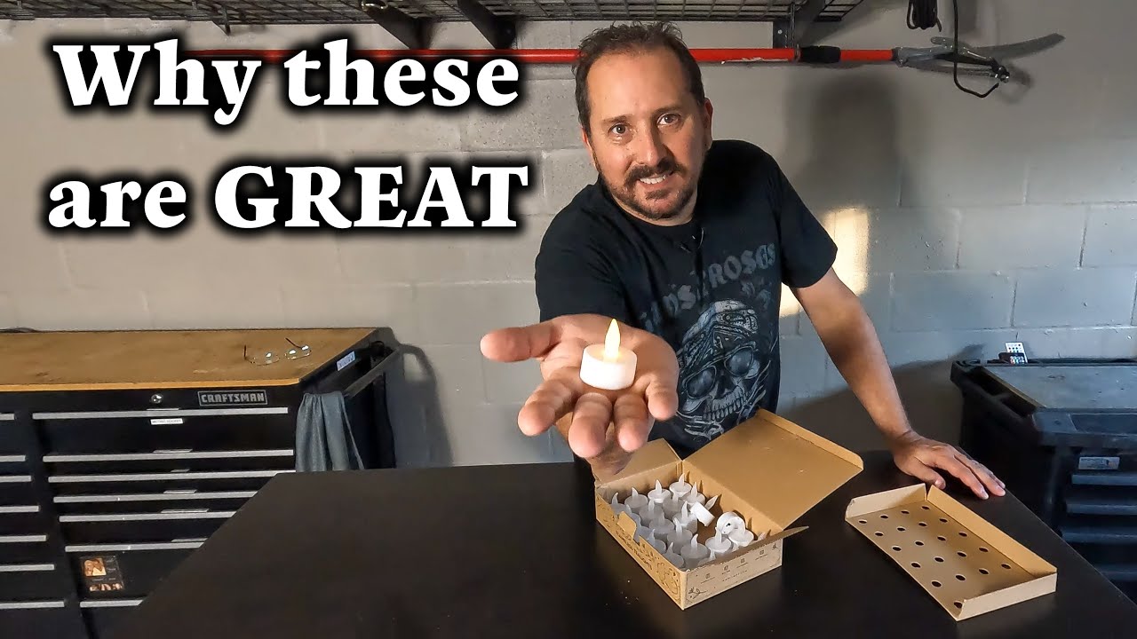 Vont LED Candles [24 Pack] Lasts 2X Longer, Realistic Tea Lights