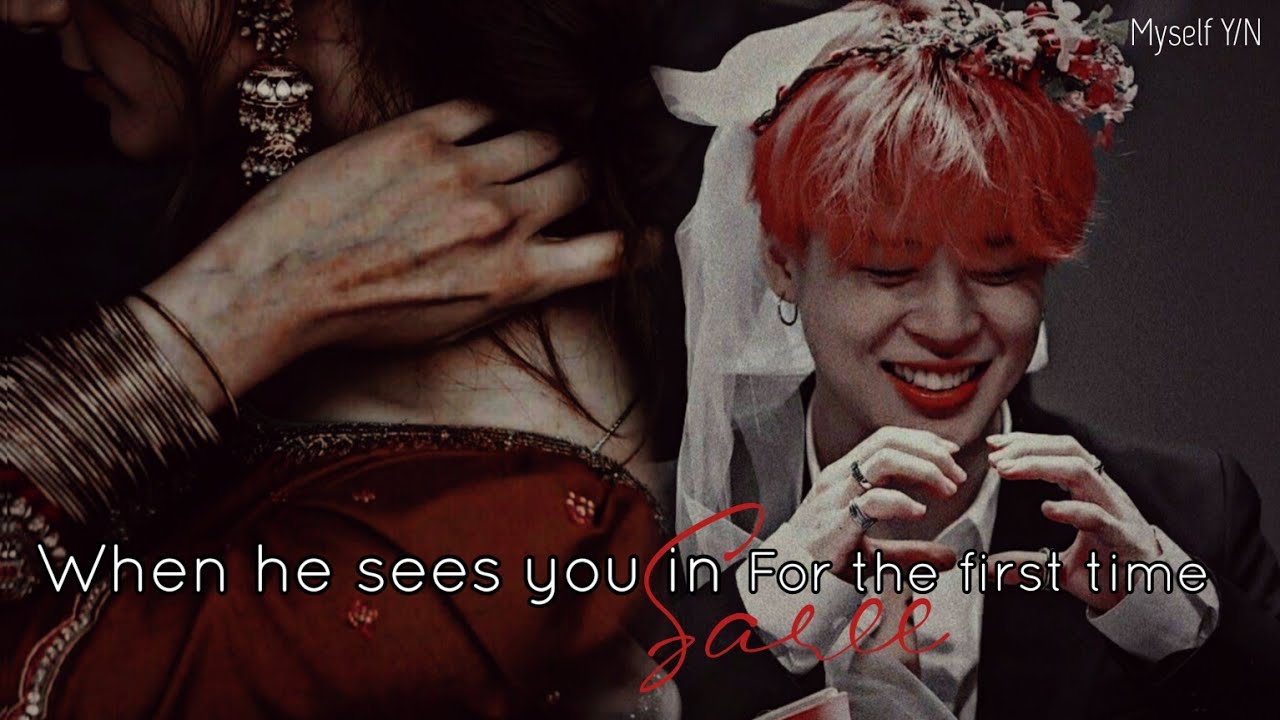 When he sees you in saree for the first time🙈❣|900 special|Jimin ff