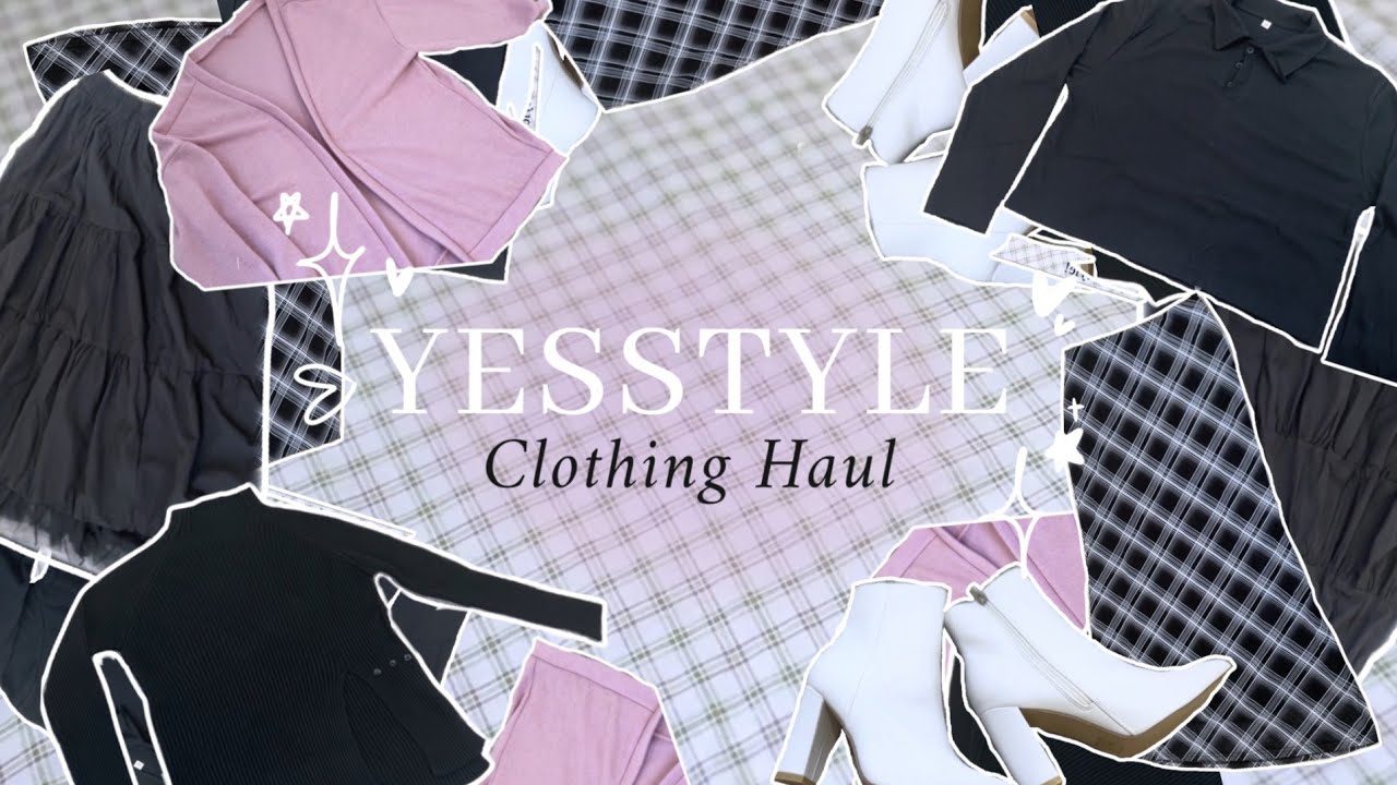 Yesstyle Clothing Haul | cute tops, boot heels, cardigan & mermaid skirt!