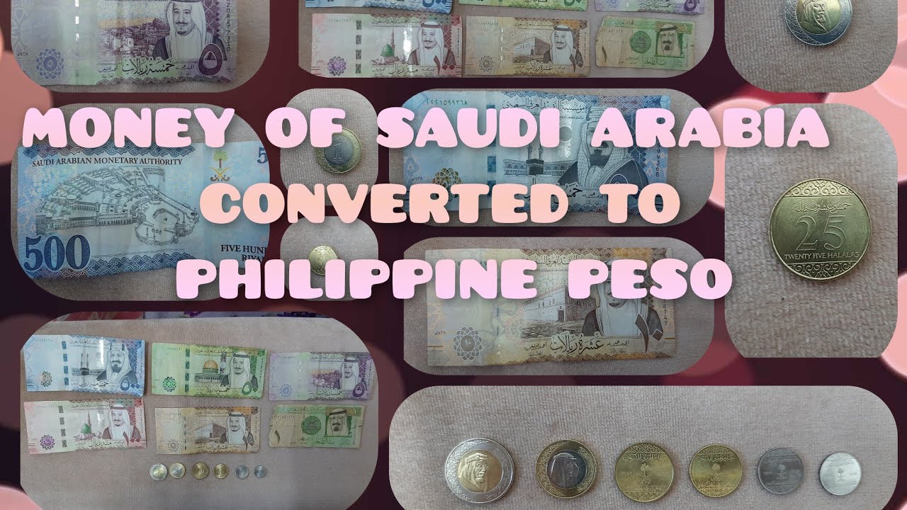 saudi riyal money converted to peso YouTube