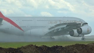 [4K] FRONT-ROW SEATS! 🇳🇱 VERY Close Up RW18R Arrivals from Amsterdam Schiphol - 21st July 2025