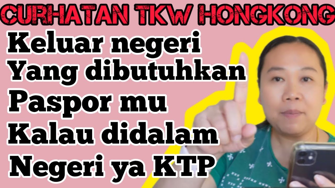 Kalau mau keluar negeri itu butuh Paspor bukan KTP tapi kalau di