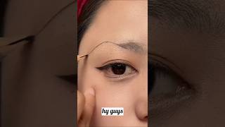 Learn easy way to draw perfectly eyebrows shape #trendingshorts #makeuptutorial#eyebrows2026