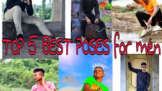 Top 5 Best Poses For Photography For Men.