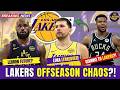 🚨 LAKERS OFFSEASON CHAOS! LEBRON FUTURE, LUKA DEMANDS & GIANNIS TRADE RUMORS