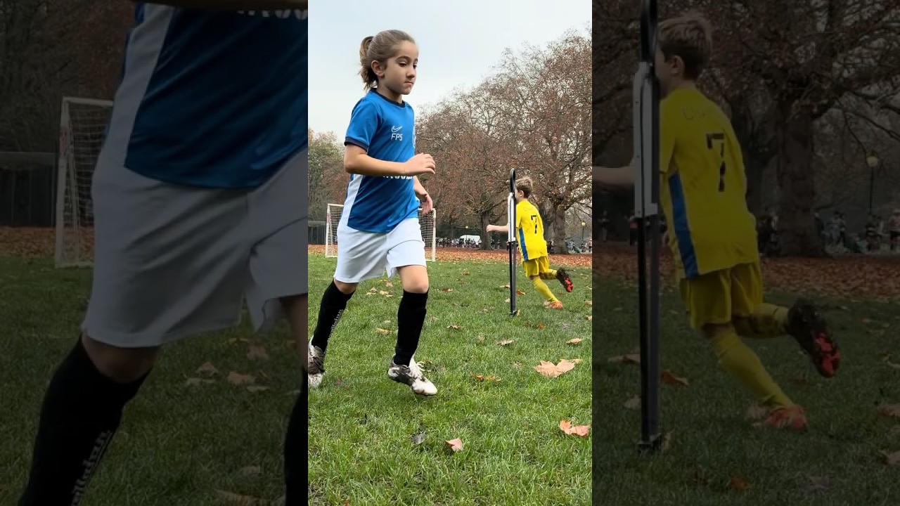 Speed, agility, close control, then finish. Simple, effective training.