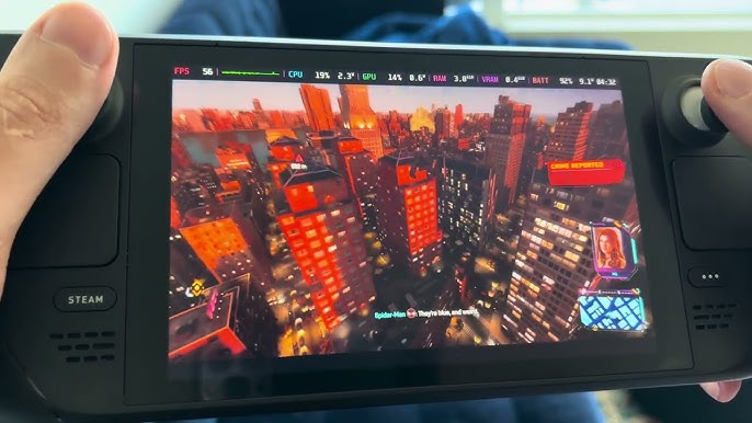 Marvel's Spider-Man 2 on Steam Deck w/ PS Remote Play 