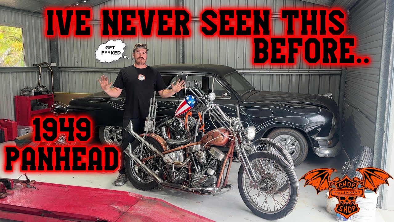 1949 Harley Davidson Chopper - Strangest Issue Ever! - YouTube