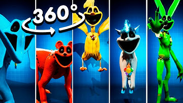 360º VR Big Monsters Smiling Critters Poppy Playtime Chapter 3 Characters FNAF AR Workshop