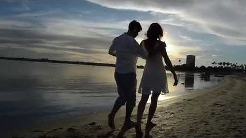 Brunno and Paula - Improv Zouk Dance on the Beach