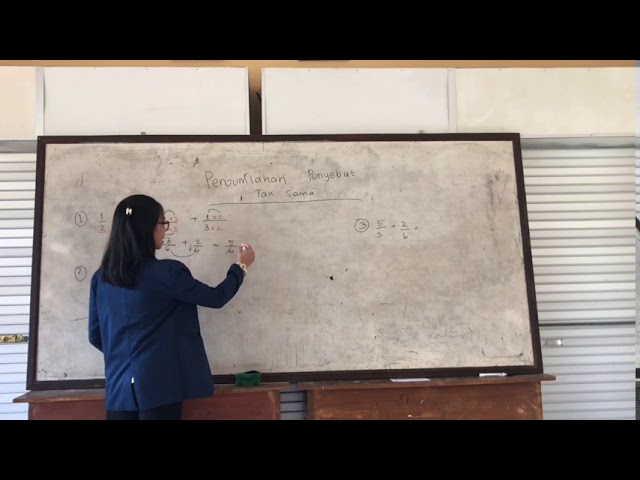 Matematika - Penjumlahan Penyebut Tak Sama