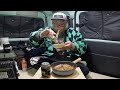 戦力外おじさんの車内メシ!北海道のお肉を爆食!
