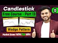 Free Candlestick Pattern Hindi Part 13 | Rising Wedge Candlestick Pattern | Trading Chart Pattern.